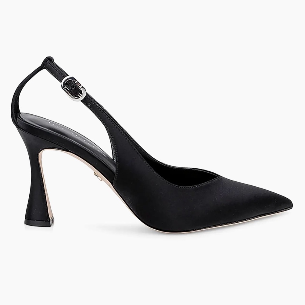Dee Ocleppo Austin Satin Slingback Pump. New!!!